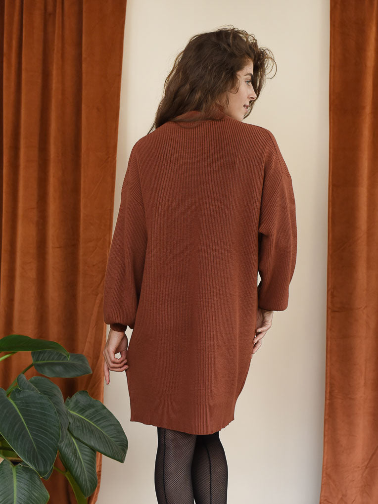 robe pull caramel