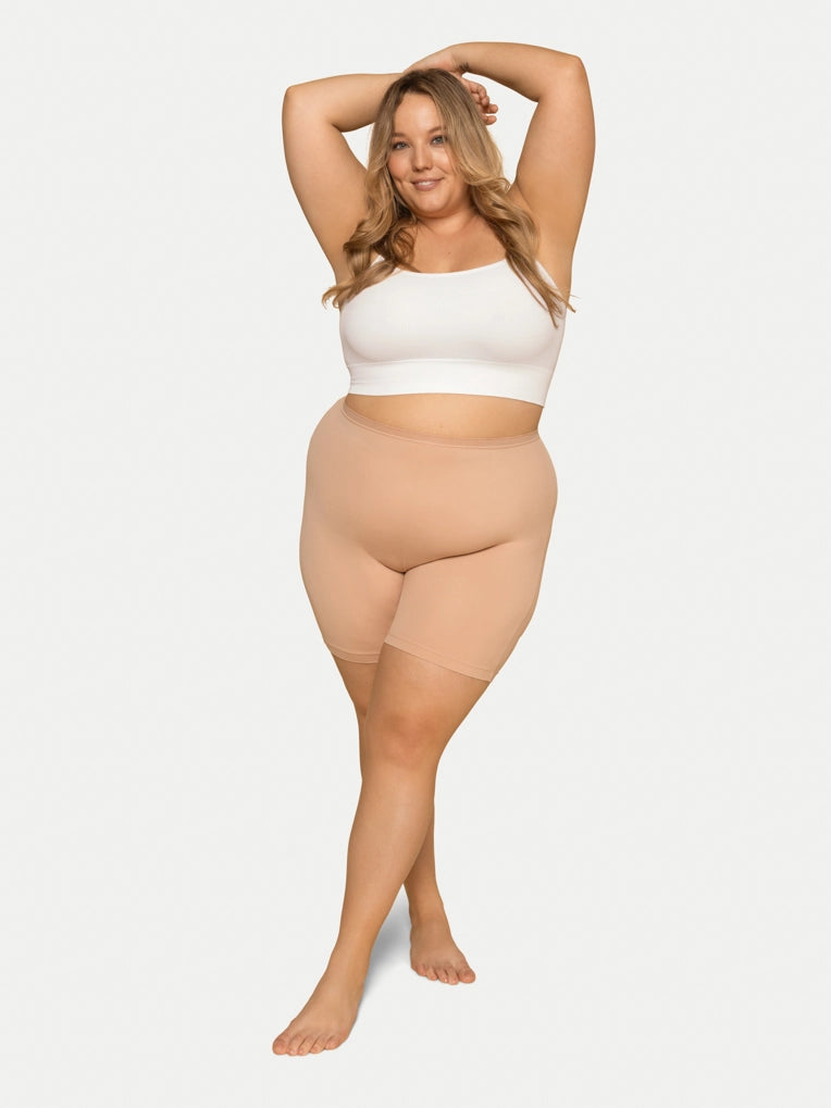 Short seconde peau anti-frottement beige