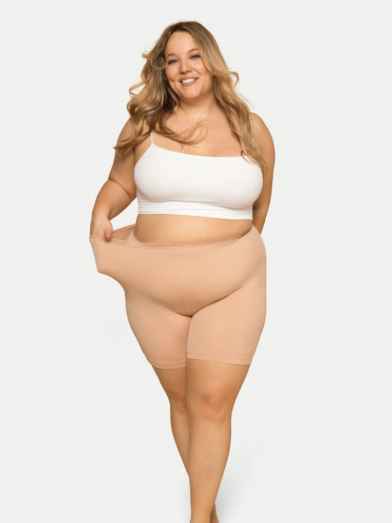 Short seconde peau anti-frottement beige