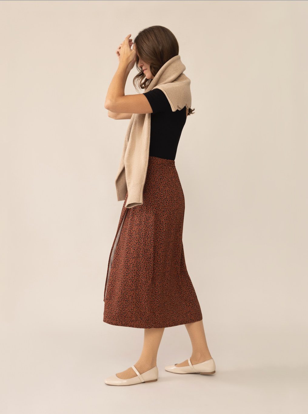 Anaïs Wild Flowers Wrap Skirt