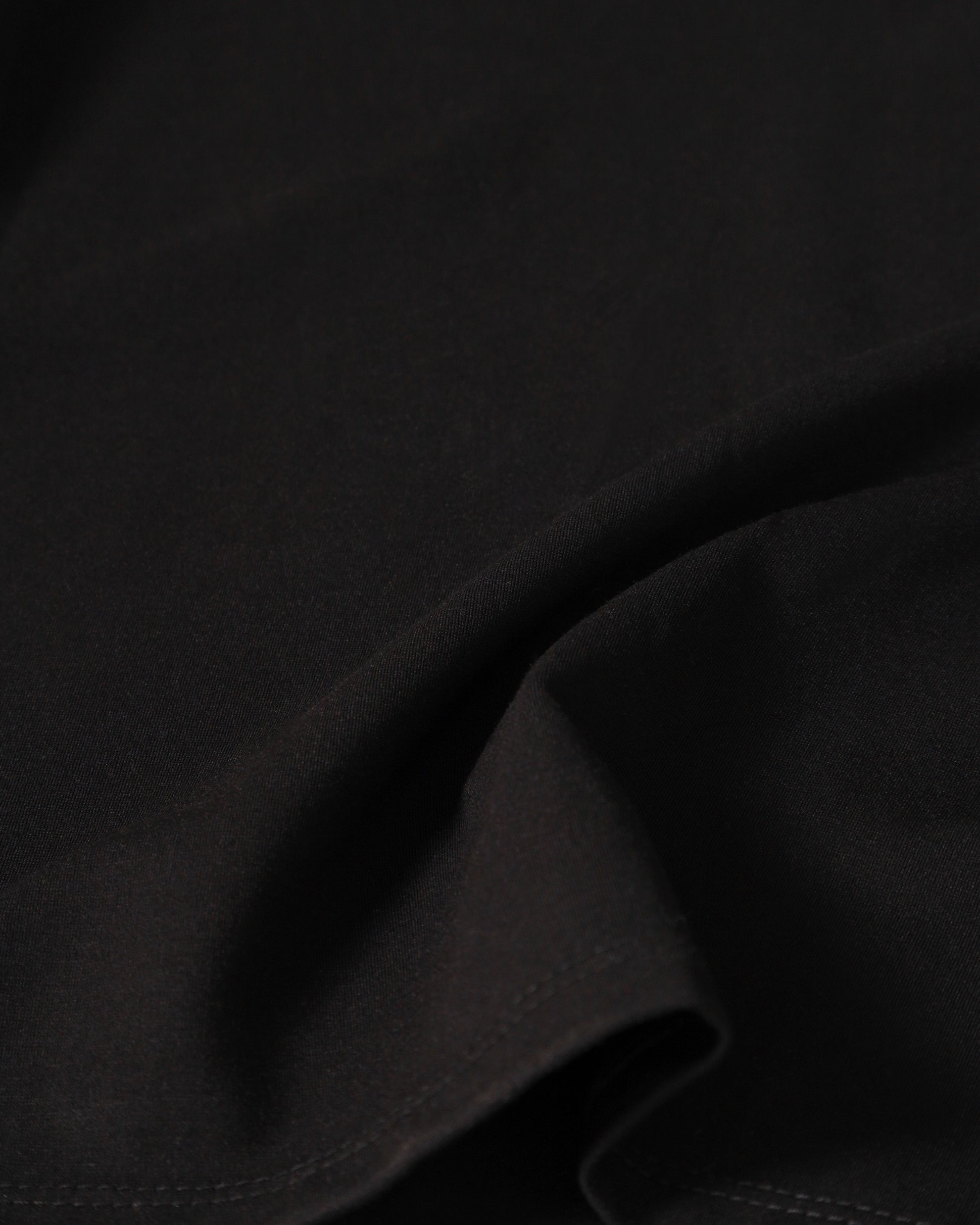 Fit and Flare Light Ease Knit OTK Skirt in Black