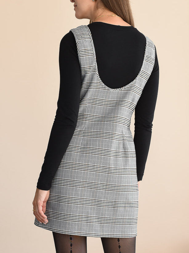 Robe à carreaux pour femmes