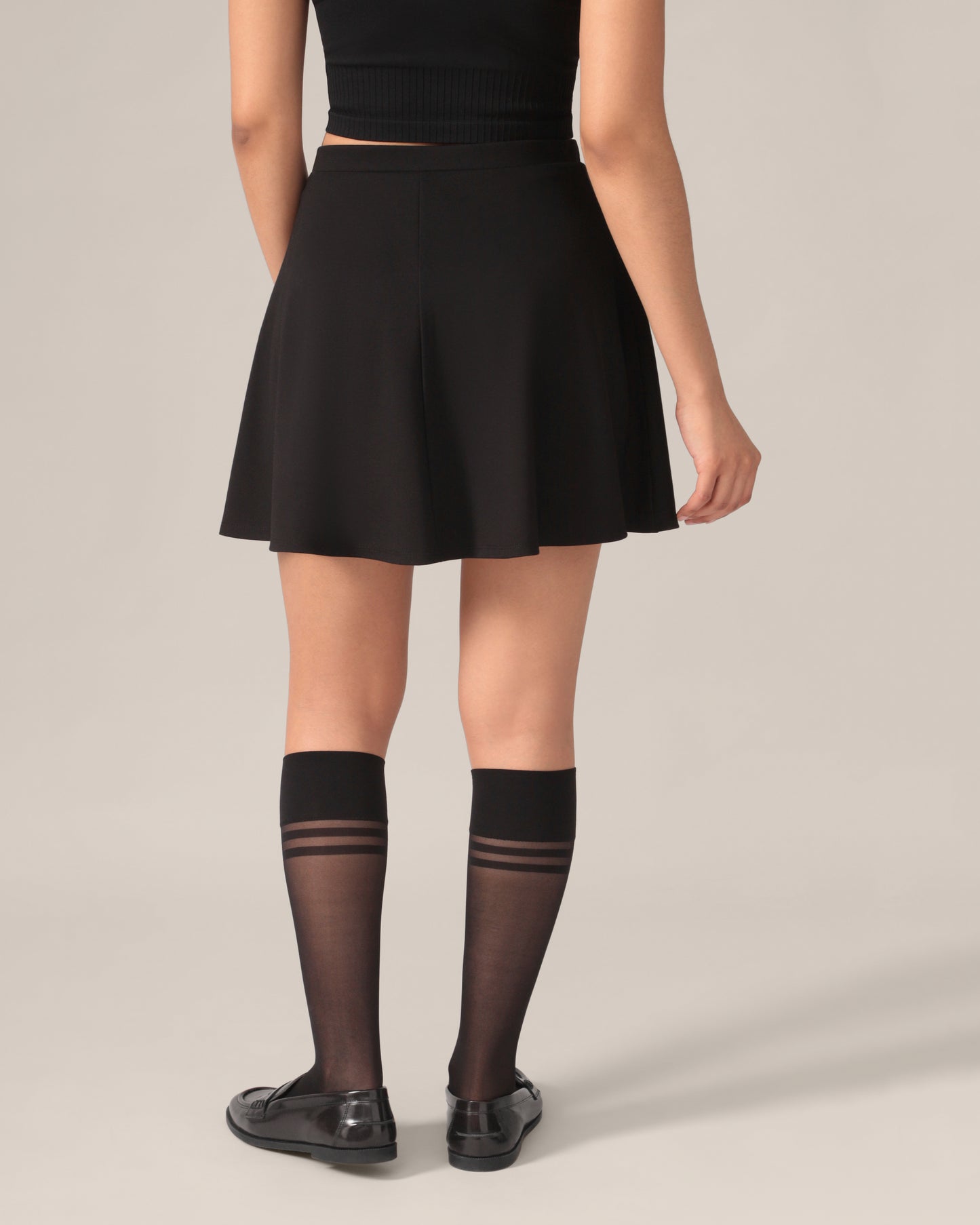 Double Stripe Knee High Socks