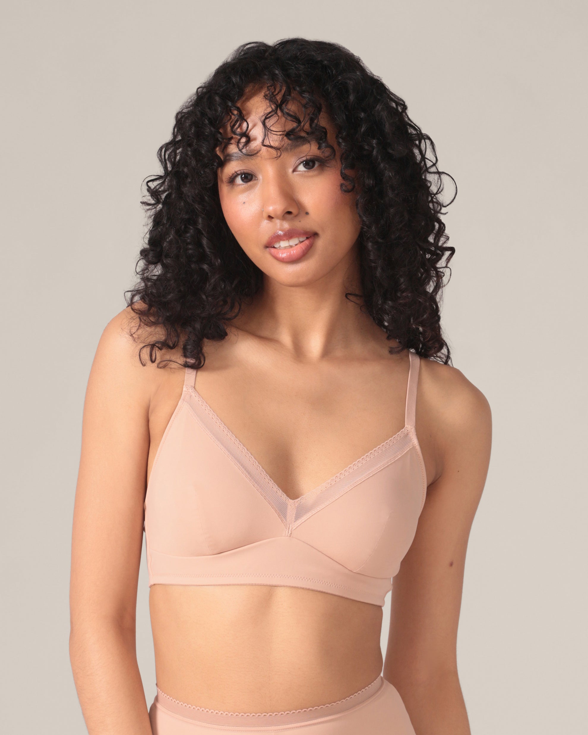 Eversoft Triangle Bralette in Beige