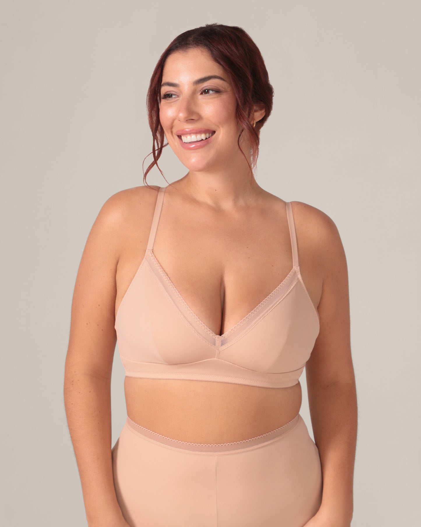 Eversoft Triangle Bralette in Beige