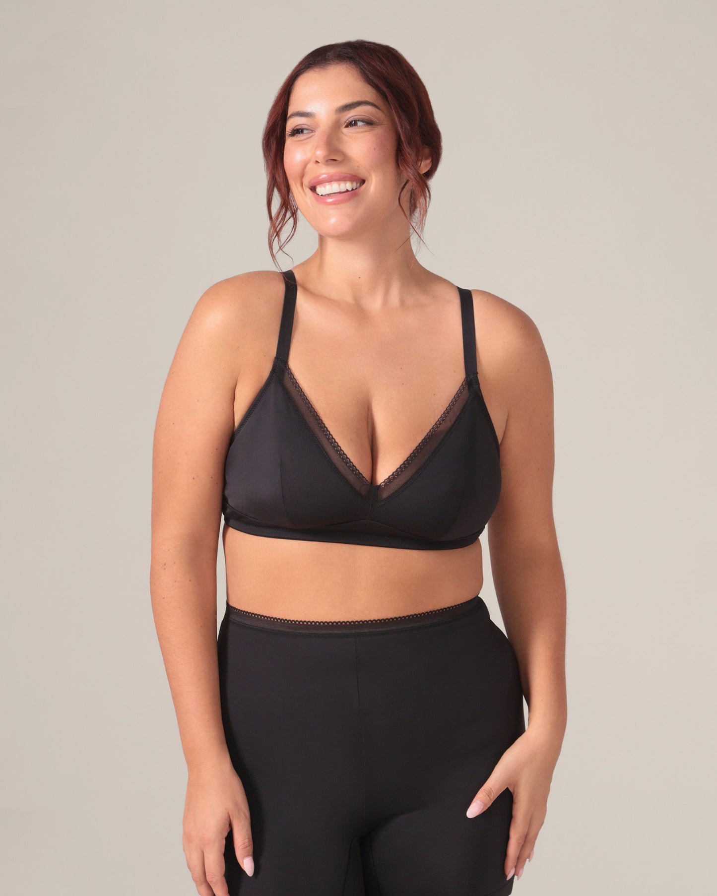 Eversoft Triangle Bralette in Black