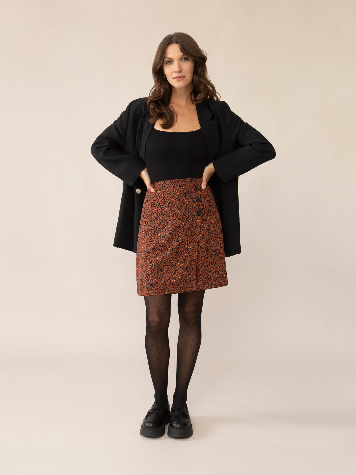 Hailey Wild Flowers Wrap Skirt