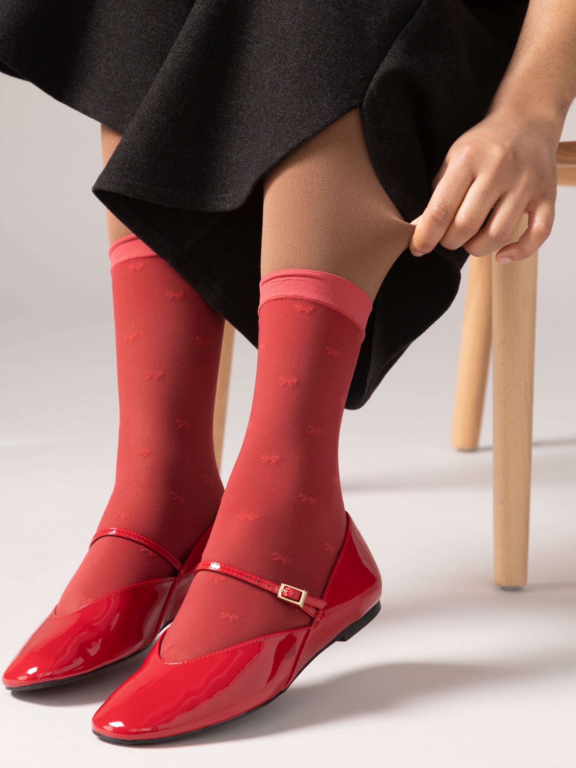 Collant chaud en molleton - Café