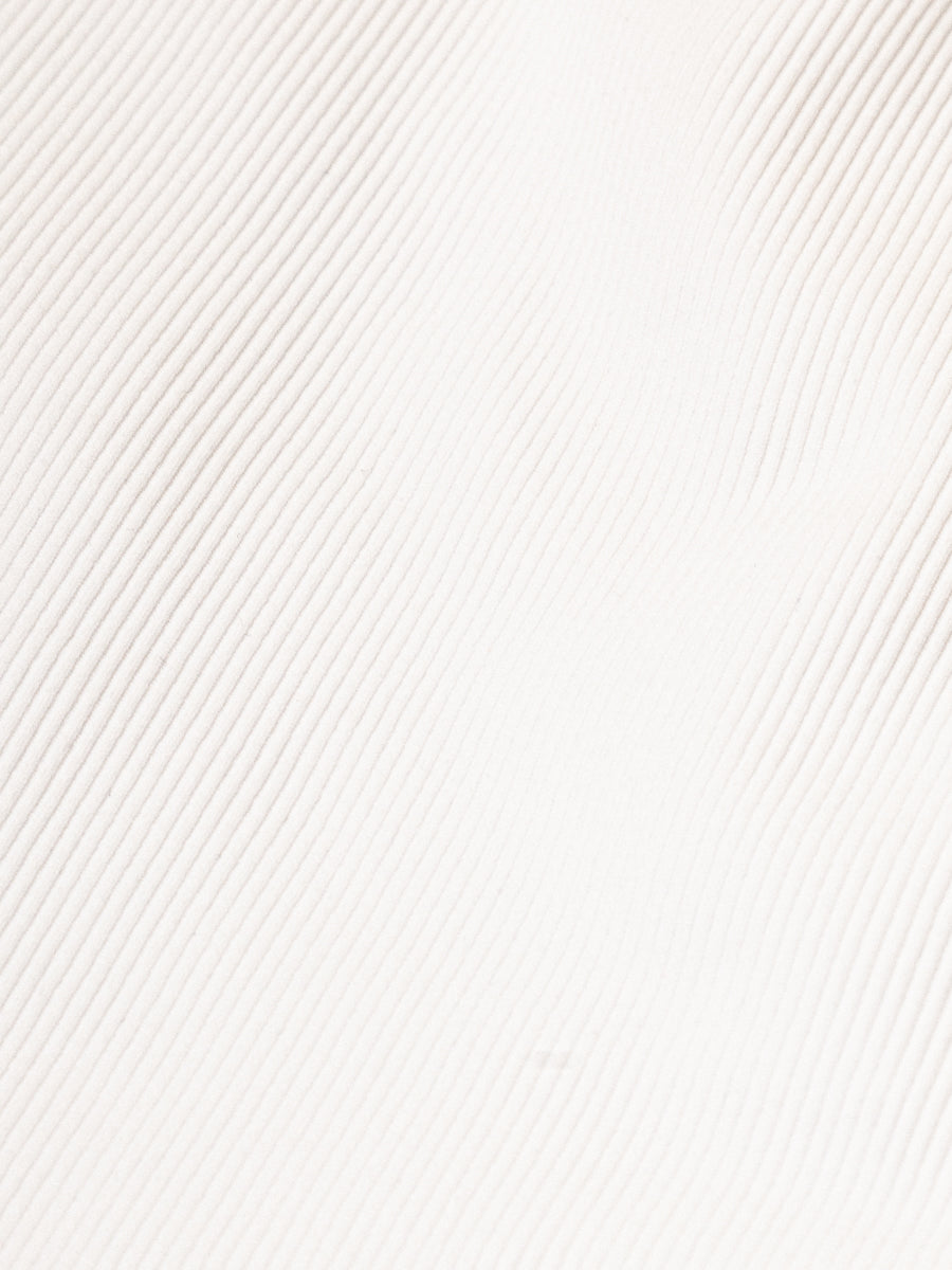 Camisole courte sans coutures en Blanc pur