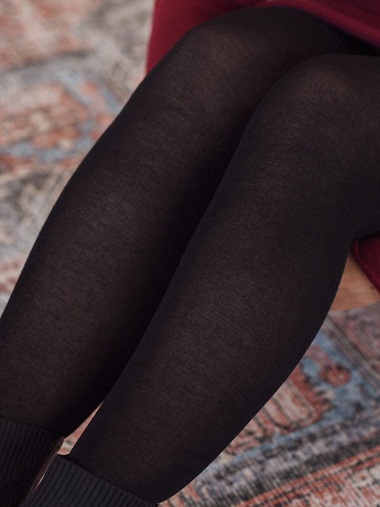 Collants chauds noirs