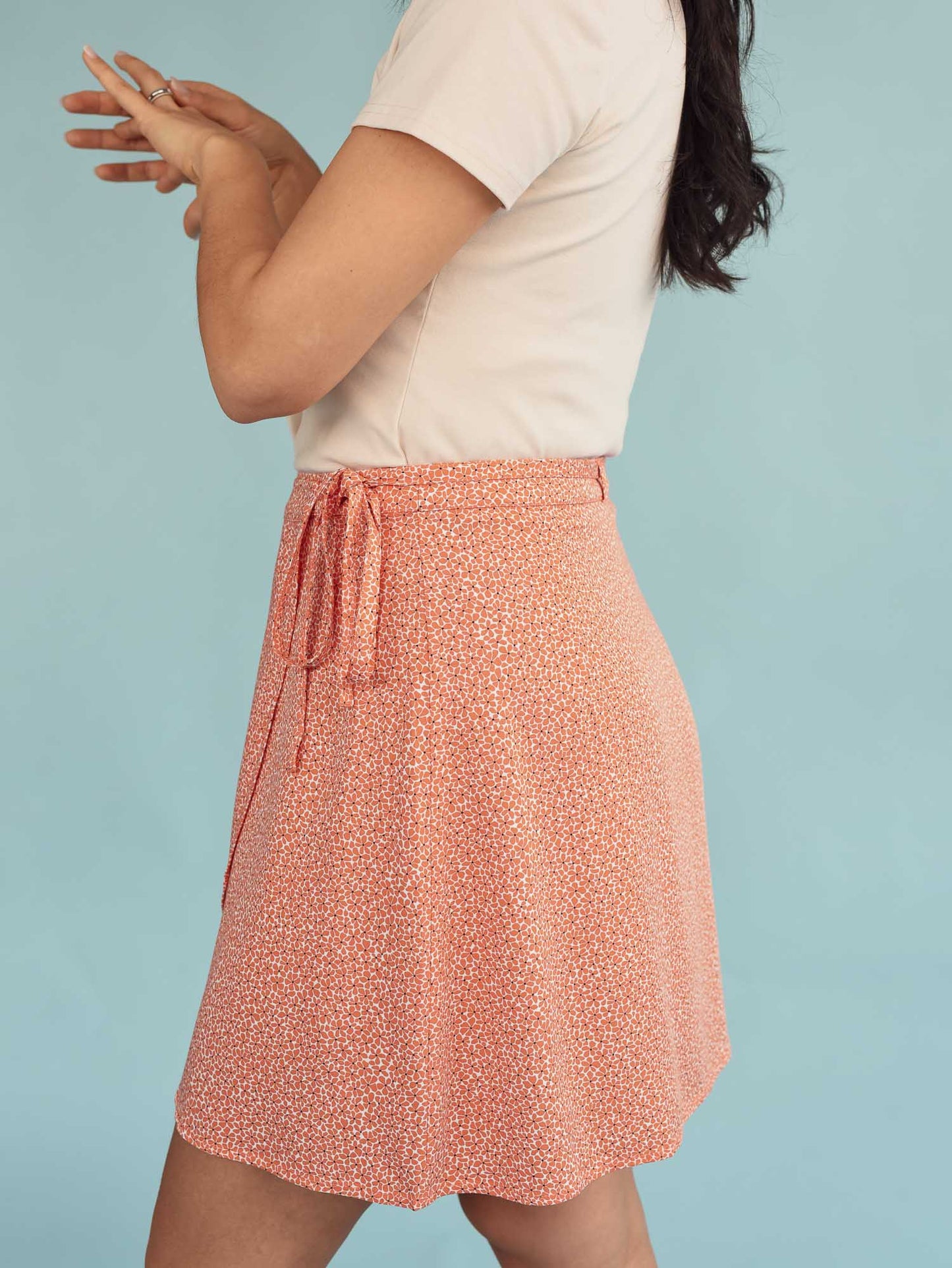 Mini jupe portefeuille pour femmes Canada